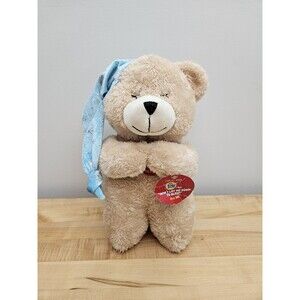 Homerbest 12" Bear PRAYING Kneeling TALKING Soft Plush Stuffed Bedtime Hat Jesus